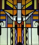 Glas-in-loodraam met zwaluw.
<br/>
Gert-Jan Lobbes, 2016